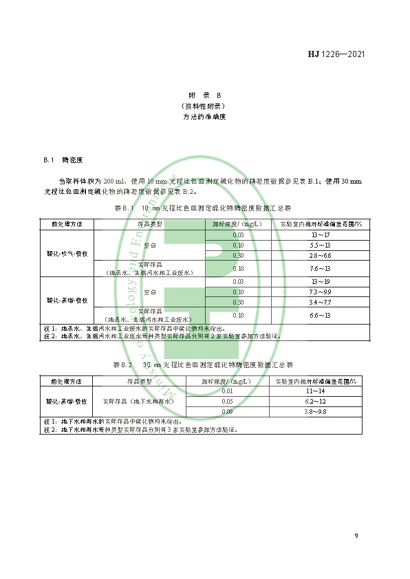 HJ 1226-2021 水质 硫化物的测定 亚甲基蓝分光光度法_页面_13.jpg